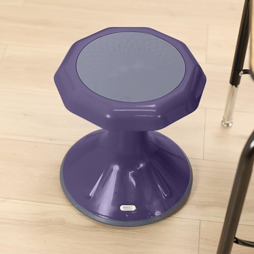 Image of Back2School Express Wobble Sensory Stool, 15in Seat Height, Flexible Seating, Eggplant