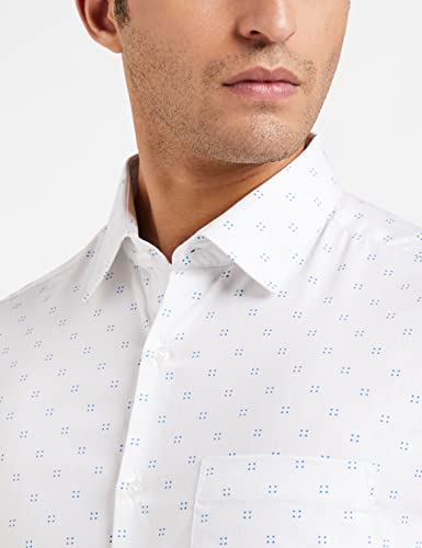 Image of Diverse Men's Cotton Printed Full Sleeve Regular Formal Shirt