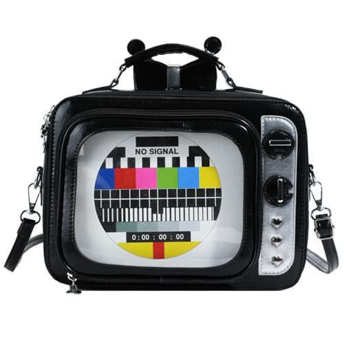 Sac d'école en cuir PU avec fenêtre transparente et bandoulière réglable pour le quotidien