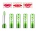 Produktbild 5 STÜCKE Aloe Vera Lippenstift, 100% reine Pflanzen Aloe Vera Langanhaltende Feuchtigkeitscreme Nahrhafte magische Temperatur Farbwechsel Lipgloss Balsam, Aloe Vera Lippenstift, Verhindert Austrocknen