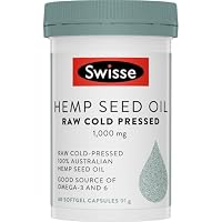 Swisse Hemp Seed Oil, 60 Capsules