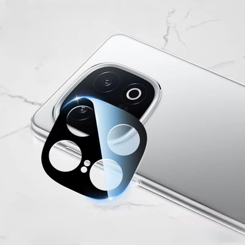 Image of Xmon Camera Lens Protector for iQOO 13 (1 Pack) - 3D Premium Tempered Glass, Ultra-Clear, Anti-Scratch, Easy Installation - Black