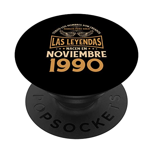 Cumpleaños Hombre Regalos Las Leyendas Noviembre 1990 PopSockets PopGrip Intercambiable