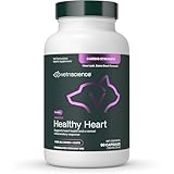 VetriScience Omega Healthy Heart Easy-Open Capsules, Cardio Strength Taurine and Omega-3 Supplement for Dogs and Cats, Heart Support Supplement for Pets, 90 Count