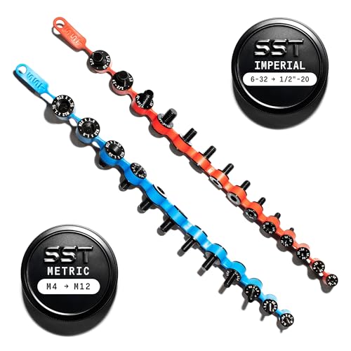 Identibolt FLEX: Portable Nut & Bolt Thread Gauge (Imperial & Metric)