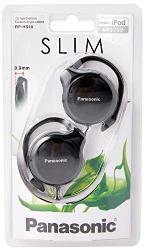 Panasonic RP-HS46E-K Auricular Circumaural Negro - Auriculares (Circumaural, Alámbrico, 20-20000 Hz, 108 dB, 1,1 m, Negro)