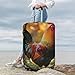 MCJDFWNMKM Luggage Cover Washable Elastic Suitcase Covers Cute Rooster Chickens Travel Baggage Cover Fashion Anti-scratch Suitcase Protector Decoraitve Covers Fits 18-32 Inch Luggages Large