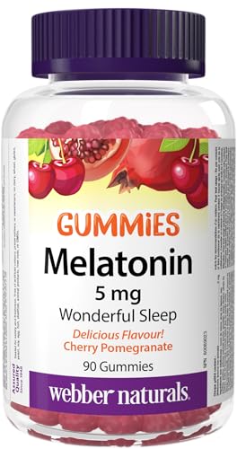 Webber Naturals Melatonin, 5 Mg Gummy 90 Count
