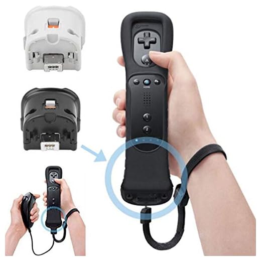 SunshineFace Fjärrrörelse plus sensor styrenhetsadapter silikonskal för Nintendo Wii