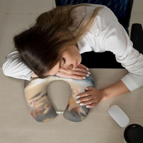 Almohada viaje poliéster talla única negra confortable miniatura 7