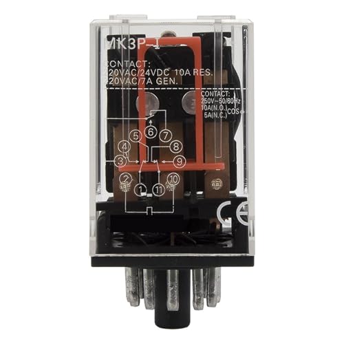 Relais électromagnétique MK3P-I 24VAC pour commande de circuit industriel