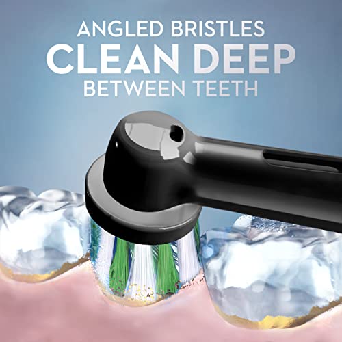 Oral-B Crossaction Electric Toothbrush Replacement Brush Heads, Black, 6 Count #TOP2
