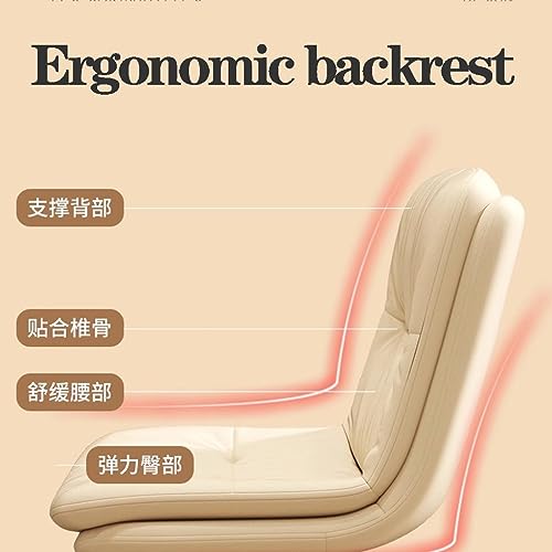 Chaise de vanité pivotante réglable design à mi-hauteur pour chambre