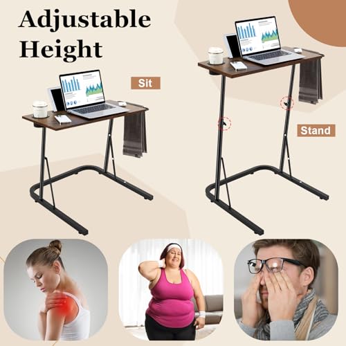 Image of Weysat Walking Pad Desk, Adjustable Height Treadmill Desk, 31.5 inch-47.2 inch