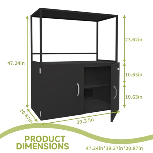 RJOKMT 300L 3D Printer Filament Storage Cabinet with Dehumidifier | Industrial Sealed Dehumidifying Cabinet Holds 160 Rolls -Compatible with PLA/ABS/TPU (300L Black)