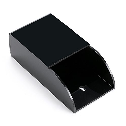 image for Hipiwe Wall Mount Remote Control Holder Clear Acrylic Media Organizer 