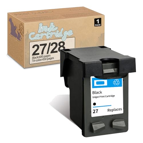 27 28 Cartuchos De Tinta Compatibles para HP 27 28 C8727AN C8728AN Recambio para HP DeskJet 3320 3420 3520 3550 3620 3650 OfficeJet 4110 4215 PSC 1110 1200 1310...