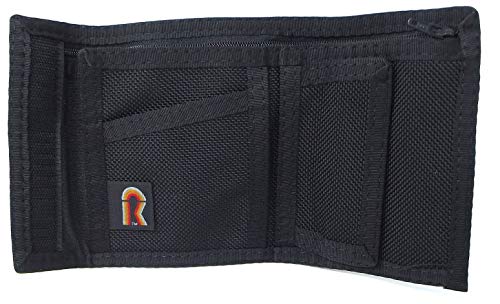Rainbow Of California Nylon Ballistic Bifold Wallet Black Made In Usa. 12Bn-Blk #TOP13