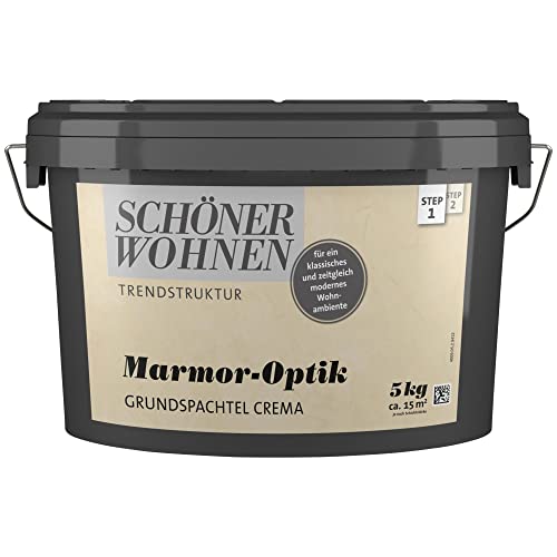 Marmor-Optik Grundspachtel crema 5 kg Schöner Wohnen