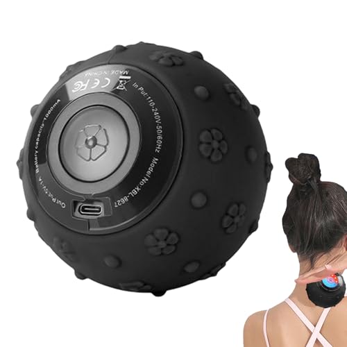 Bola de masaje – Masajeador de silicona flexible recargable, masajeador de viaje | para masaje manual para viajes, gimnasio, hogar, yoga, oficina, actividades al aire libre, relajación