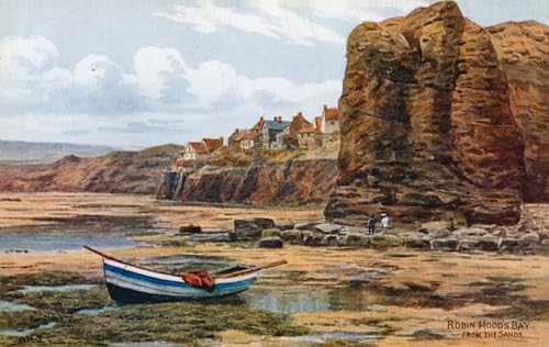 Tableau sur toile de maître Robin Hood's Bay Alfred Robert Quinton impression haute définition