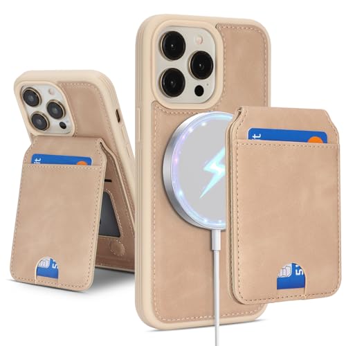 Ｈａｖａｙａ Soft-Touch Wallet Case for iPhone 13 Pro Max - Beige