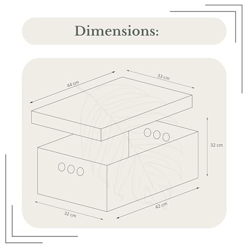 SOFTILLO Cardboard Storage Boxes with Lid, Decorative Wardrobe, Closet, Home & Office Organiser with Handle, Flat-Packed, Stackable File Box, Gift for Adults & Kids, Set of 2, XLarge - Black Garden