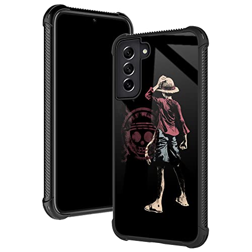 Tnxee Compatible With Samsung Galaxy S22+ Case,Straw Hat Pirate Galaxy S22+ Cases For Boys/Men,Reinforce Four Corners Shockproof Non-Slip Soft Tpu Protective Case For Samsung Galaxy S22+ 6.6-Inch #TOP10