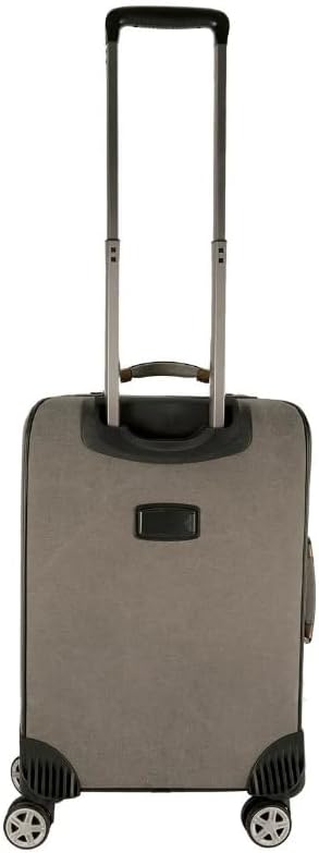 Pilot Wings Spinner Wheeled Luggage Bag with Aviation Themed Interior and Netted Pockets