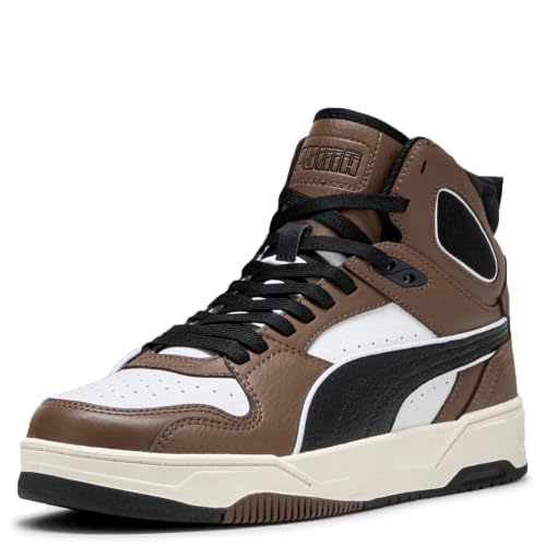Image of PUMA Mens Rebound Break Mid Lace Up Sneakers Shoes Casual