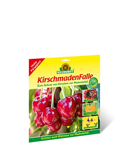 Preisvergleich Produktbild Neudorff KirschmadenFalle Schützt Kirschen und Walnüsse vor Madenbefall, insektizidfreie Leimfalle, 7 Stück