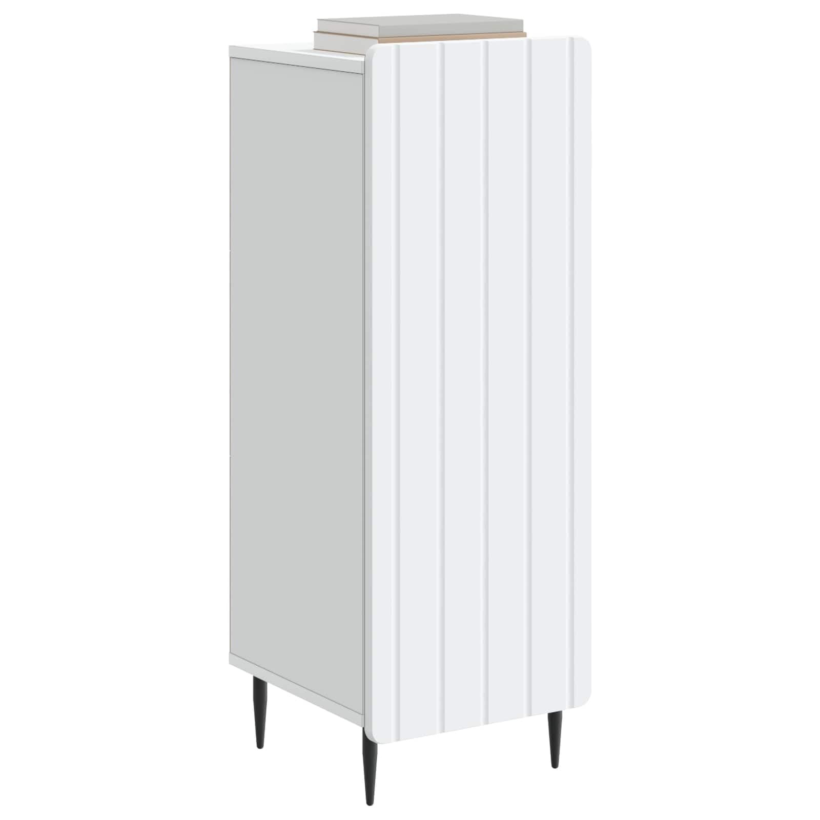 Credenza bianca, 34,5 x 33 x 92 cm, in legno