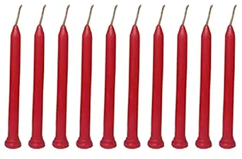 Phobis Spell Candles Red Taper Candle Household Candle (Pack of 15) (5.5 INCH)