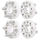 ECCPP 4 PCS 5 Lug 5x4.5 to 5x4.5 Hub Centric Wheel Spacers 1.25 inch 5x114.3mm to 5x114.3mm 70.5mm for Mustang for Edge for Crown for Victoria with 1/2' Studs