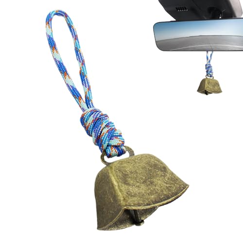 Campana rotonda multiuso con campana di capra per collari, campana da mucca per pastling e cinghia per imbracatura per cavalli, decorazione retrò di agnello