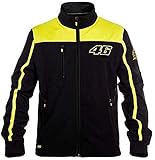  VR46 Valentino Rossi Panel Moto GP Chaqueta Softshell Negro Oficial