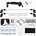 Smart Glasses Accessories Kit for Ray-Ban Oakley/Meta Wayfarer/Headliner/Skyler Includes 4 Pairs Nose Pads,4 Pairs Anti-Slip Ear Hook,2 Pcs Anti-Drop Lanyard,6 Pcs Lens Cleaning Papers,Eyeglass Pouch