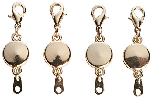 Miles Kimball Locking Magnetic Jewelry Clasps - Set Of 4