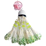 Vobumix Badminton Keychain, Lightweight Shuttlecock Bag Charm Pendant Badminton Backpack Pendant Keychain for Men Women