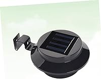 Vista 6 de 3 luces solares para valla resistente a la intemperie para jardín y camino automático encendido/apagado