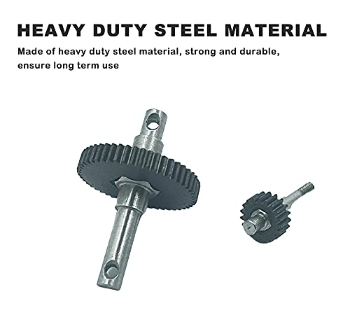 Hoplex Rc Transmission Gear Set Heavy Duty Steel Gearbox Gear With Shaft And Motor Gear For Axial Scx24 1/24 Rc Model Crawler Truck Car #TOP1