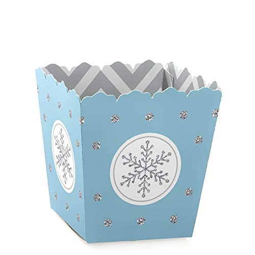 Big Dot of Happiness Winter Wonderland - Party Mini Favor Boxes - Snowflake Holiday Party and Winter - //coolthings.us