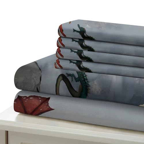 Housse de couette âne 220x240 parure de lit microfibre 3D - 7