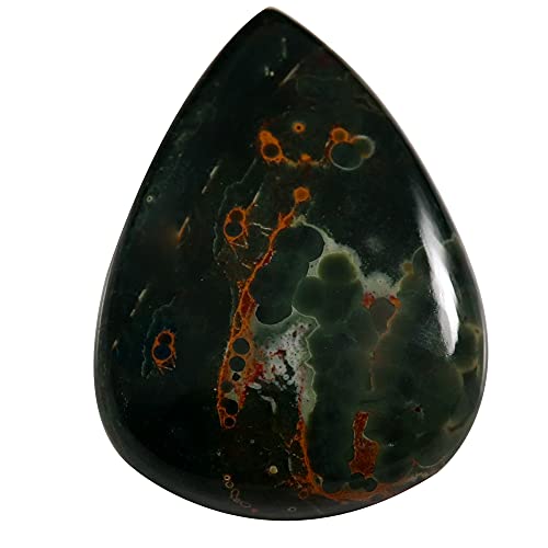 Jaspe océanique en cabochon de 42,7 carats, pierre fine pour sertissage de bague