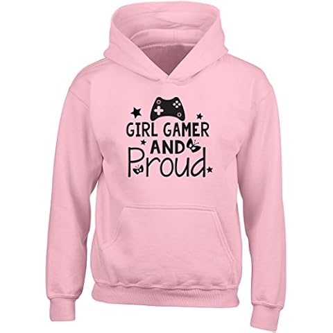 Girl Gamer and Proud Kids Hoodie Cover