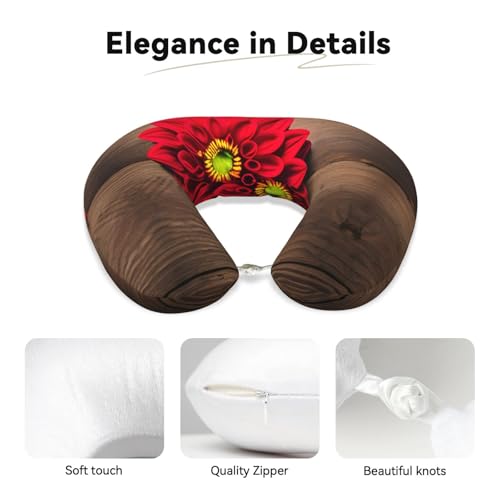 Almohada de viaje de espuma viscoelástica negra miniatura 4