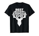Photo Gallery best buckin stepdad ever camicia uomo caccia festa del papà maglietta Photo Gallery best buckin stepdad ever camicia uomo caccia festa del papà maglietta