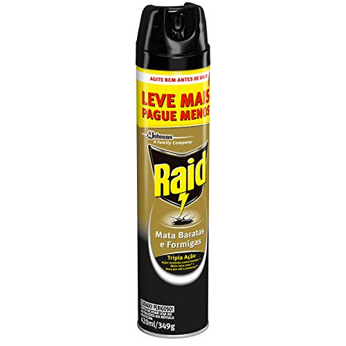 Raid Inseticida Aerossol Mata Barata 420Ml
