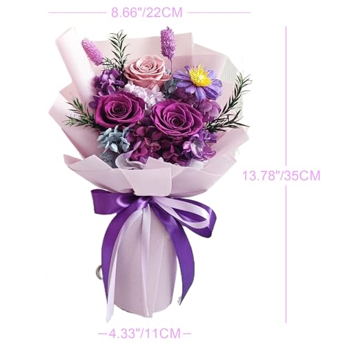 Bouquet de fleurs conservées CAKEEYUM et composition florale durable - 3