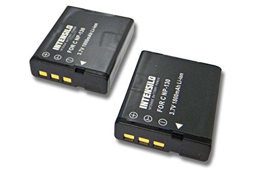 INTENSILO 2x batteria compatibile con Casio Exilim...